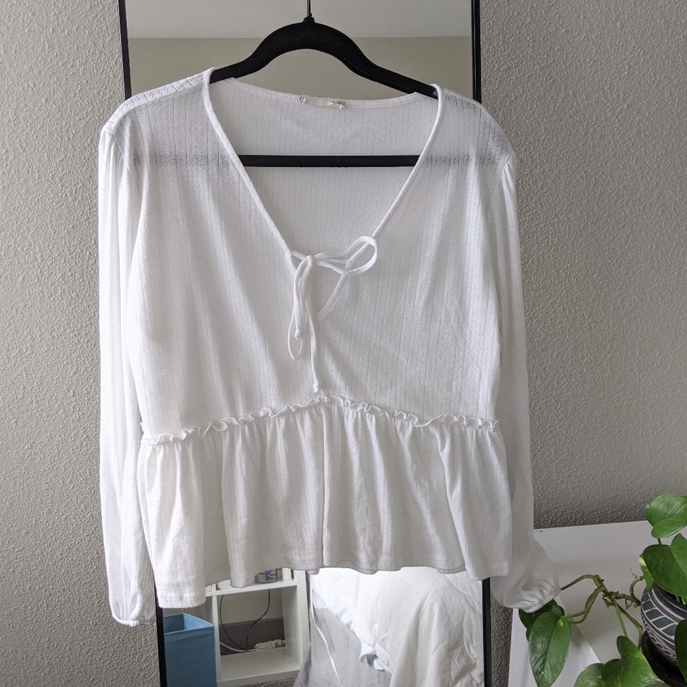 Altar'd State Peplum Top